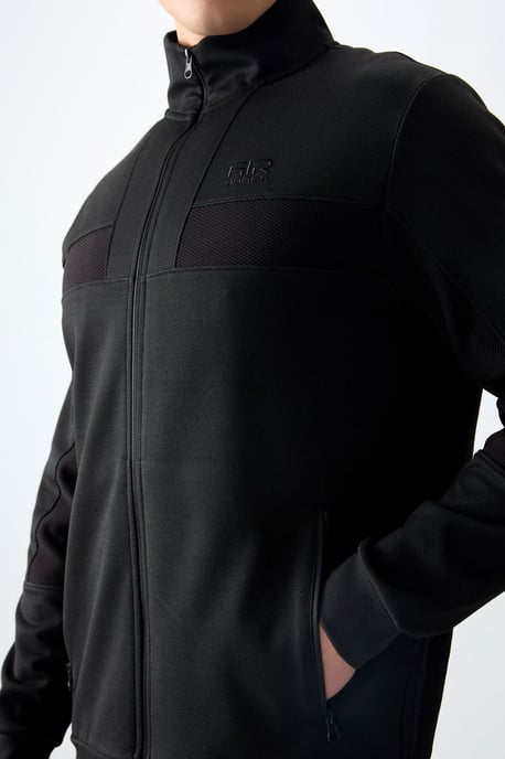 Herren Sweatshirt- und Hosen-Set mit Farbblockdesign - Image 2