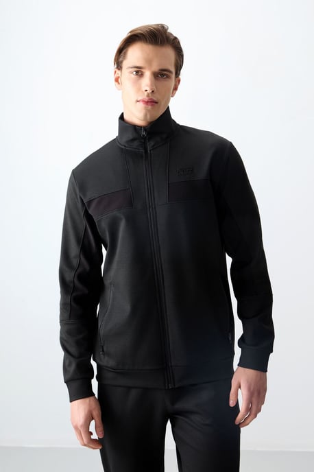 Herren Sweatshirt- und Hosen-Set mit Farbblockdesign - Image 5