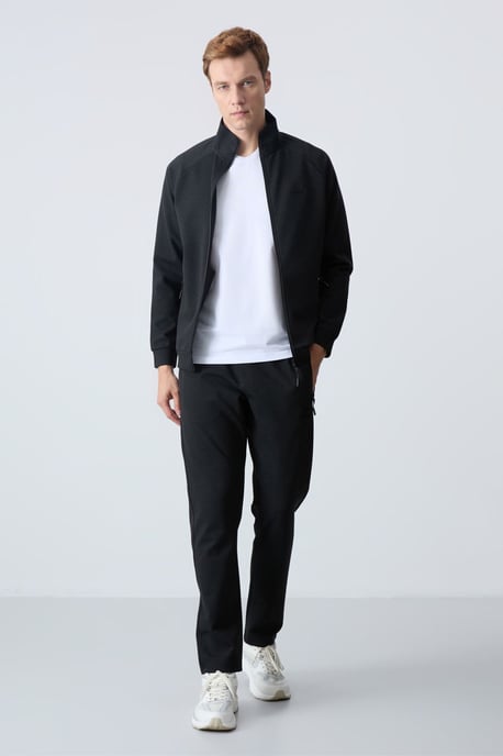 Herren Farbblockiertes Strick-Active-Set - Image 2