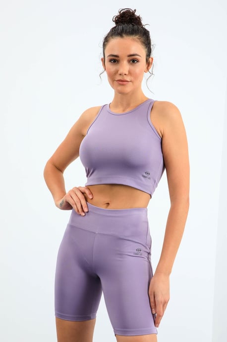 Ärmelloses Crewneck-Active-Set mit Radshorts - Image 6