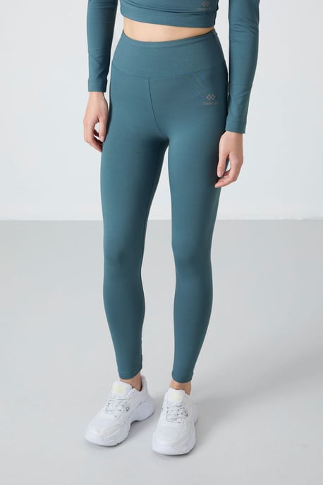 Baumwolle-Elastan Crop T-Shirt und Leggings Set - Image 6