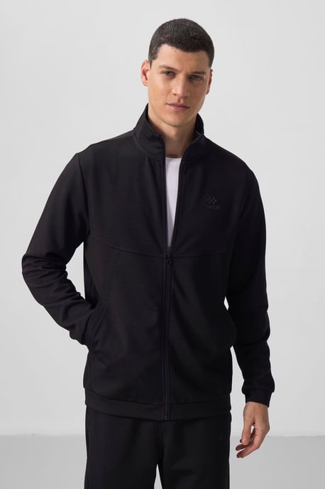 Herren Langarm-Reißverschluss Sweatshirt und Hose Set - Image 2