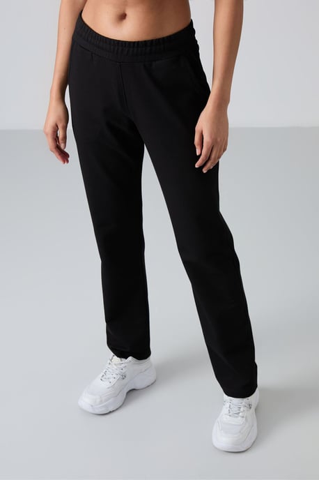 Damen Fleece-Sweatpants mit geradem Bein - Image 2