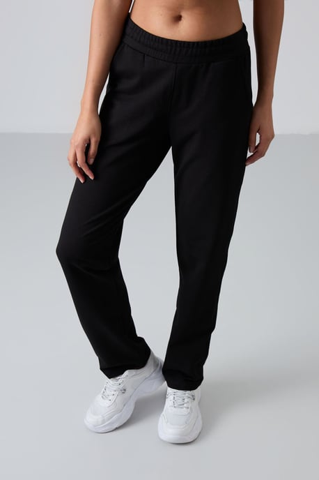 Damen Fleece-Sweatpants mit geradem Bein - Image 4