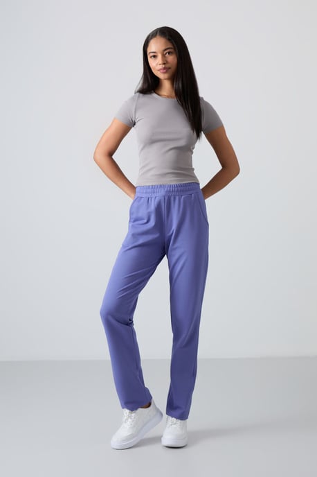 Damen Fleece-Sweatpants mit geradem Bein - Image 1