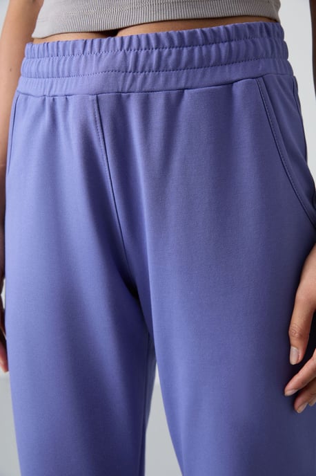 Damen Fleece-Sweatpants mit geradem Bein - Image 3