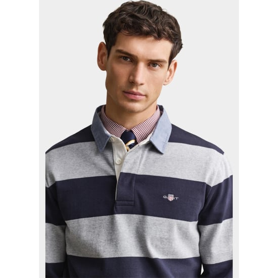 GANT Mens Regular Fit Chambray Stripe Heavy Rugger - Image 5