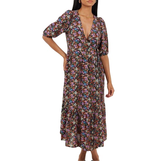 Brave Soul - Wickelkleid für Damen, Regulär (Schwarz) - Image 1