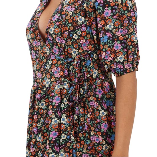 Brave Soul - Wickelkleid für Damen, Regulär (Schwarz) - Image 3