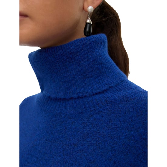 Vero Moda - Strickkleid für Damen, Rollkragen, Jerseyware (Blau) - Image 3