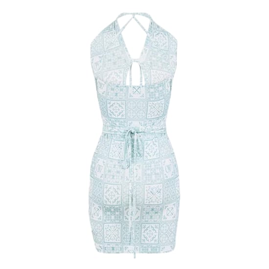 Off White - Minikleid für Damen (Blau/Weiß) - Image 2