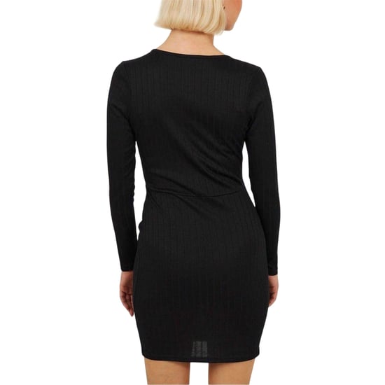 Brave Soul - Minikleid für Damen, Langärmlig (Schwarz) - Image 3
