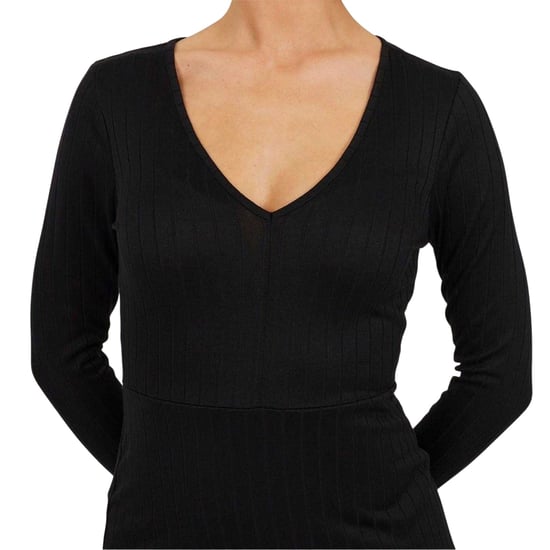 Brave Soul - Minikleid für Damen, Langärmlig (Schwarz) - Image 4