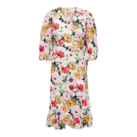 Only - Wickelkleid für Damen, Puffärmel (Wolken Tanzer) - Image 1