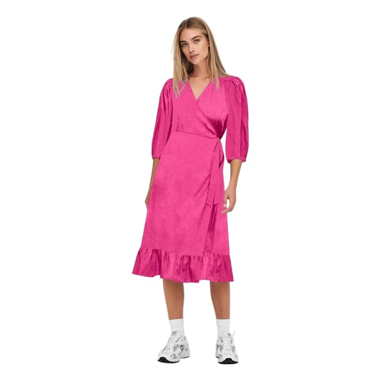 Only - "Olivia" Wickelkleid für Damen (Fuchsia Lila) - Image 3