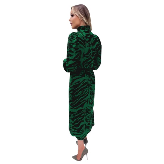 AX Paris - Midikleid für Damen, Hoch geschnitten, Polyester (Grün) - Image 3