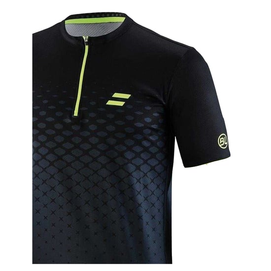 Bicycle Line - "Rayon" Radfahr-Trikot für Herren (Schwarz/Gelb) - Image 3