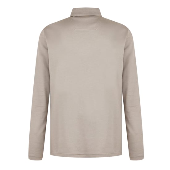 Boss - "Pirol" Poloshirt für Herren, Langärmlig (Braungrau) - Image 2