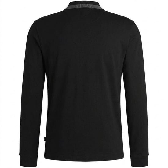 Boss - Poloshirt für Herren, Regulär, Langärmlig (Schwarz) - Image 2