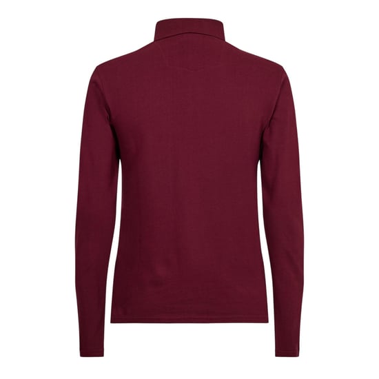 Peter Werth - "Noaks" Poloshirt für Herren, Langärmlig (Burgunderrot) - Image 2