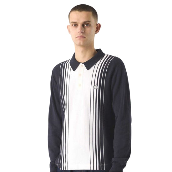 Pretty Green - Poloshirt für Herren, Regulär, Langärmlig (Marine) - Image 4
