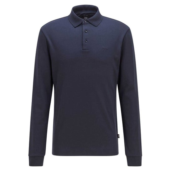 Boss - "Pado 30" Poloshirt für Herren, Langärmlig (Marine) - Image 2