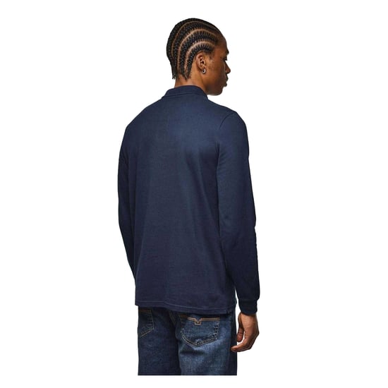 Weekend Offender - Poloshirt für Herren, Langärmlig (Marine) - Image 2