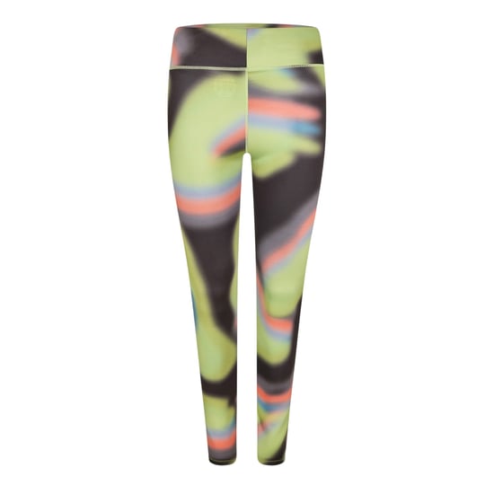 Diadora - Leggings für Damen , Training (Schwarz/Grün) - Image 2