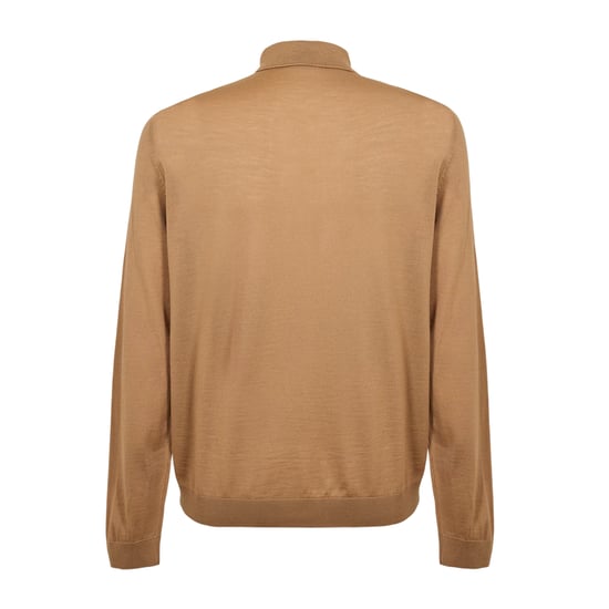 Boss - "Lanciomne" Poloshirt für Herren, Langärmlig (Mittelbeige) - Image 2