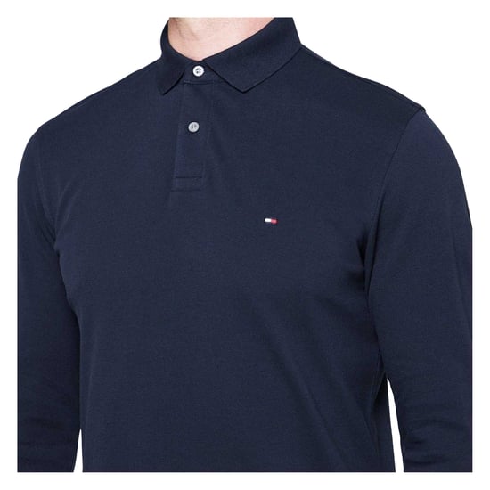 Tommy Hilfiger - Poloshirt für Herren, Langärmlig (Himmelblau) - Image 4