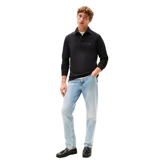 Tommy Hilfiger - Poloshirt für Herren, Langärmlig (Schwarz) - Image 4