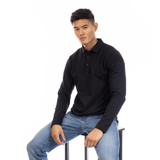 Peter Werth - "Chessum" Poloshirt für Herren (Schwarz) - Image 1
