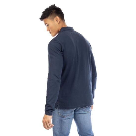 Peter Werth - "Noaks" Poloshirt für Herren, Langärmlig (Dunkel-Marineblau) - Image 2