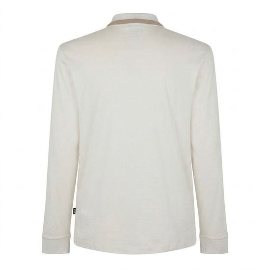 Boss - Poloshirt für Herren, Regulär, Langärmlig (Weiß) - Image 2