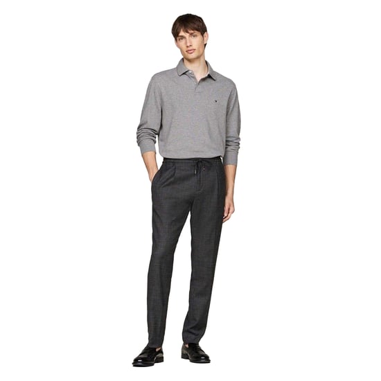 Tommy Hilfiger - Poloshirt für Herren, Langärmlig (Mittelgrau) - Image 1