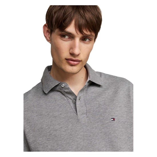 Tommy Hilfiger - Poloshirt für Herren, Langärmlig (Mittelgrau) - Image 4