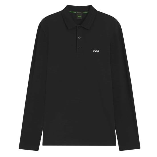 Boss - "Plisy" Poloshirt für Herren, Langärmlig (Schwarz) - Image 2