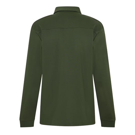 Hugo - Poloshirt für Herren, Mit Kragen, Langärmlig (Dunkelgrün) - Image 2