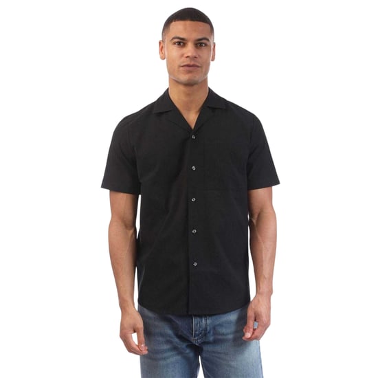 Hugo - "Ellino" Hemd für Herren, Polyester, kurzärmlig (Schwarz) - Image 1
