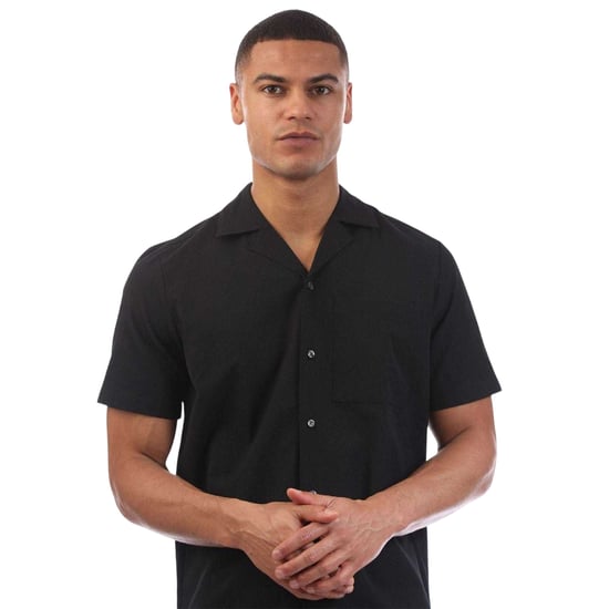 Hugo - "Ellino" Hemd für Herren, Polyester, kurzärmlig (Schwarz) - Image 3