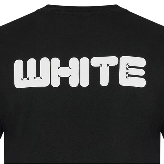 Off White - T-Shirt für Herren, Baumwolle, Schmal (Schwarz) - Image 4