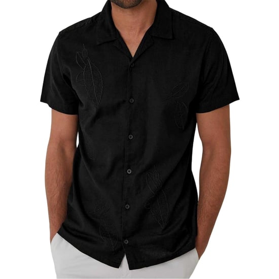 Threadbare - "Maples" Hemd für Herren, Regulär (Schwarz) - Image 4