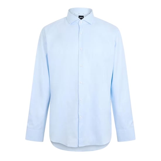 Boss Herren Joe Oxford Hemd mit Spread-Kragen, langärmelig, formell (Blau) - Image 2