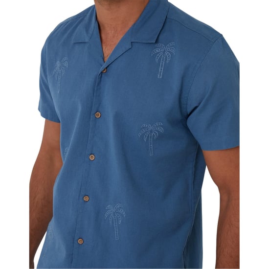 Threadbare - Hemd für Herren, kurzärmlig (Denim) - Image 3