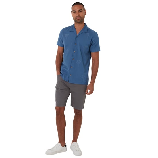 Threadbare - Hemd für Herren, kurzärmlig (Denim) - Image 4