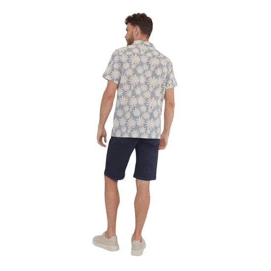 Threadbare - Hemd für Herren, kurzärmlig (Staubiges Blau) - Image 5