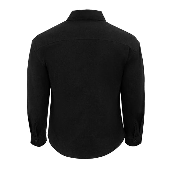 Firetrap - Hemd für Herren, Schwere Qualität, Langärmlig (Schwarz) - Image 2