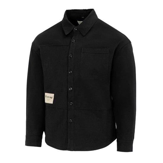 Firetrap - Hemd für Herren, Schwere Qualität, Langärmlig (Schwarz) - Image 3