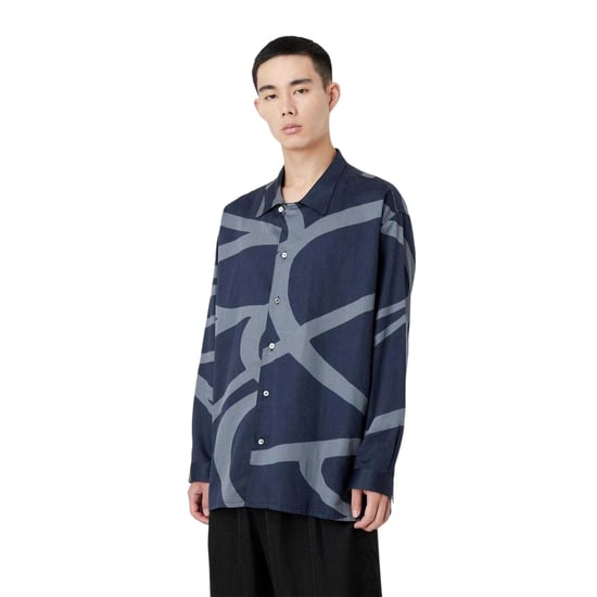Emporio Armani - Hemd für Herren, Baumwolle, Langärmlig (Blau) - Image 4