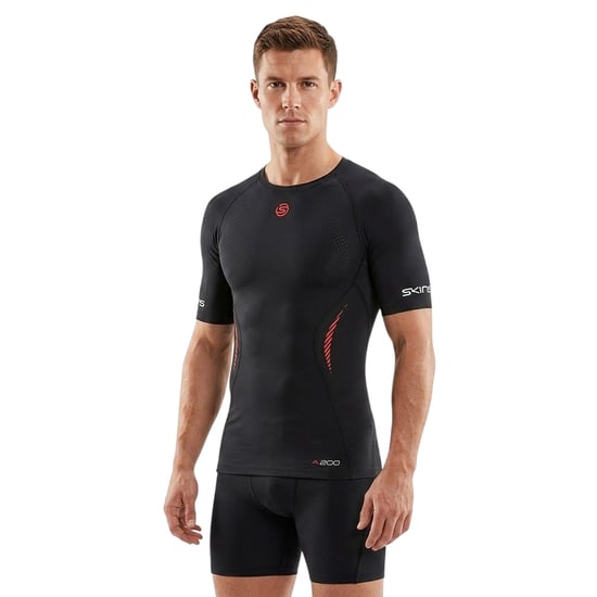 Skins - "A200" Oberteil für Herren, Kompression, Anliegend (Schwarz) - Image 3